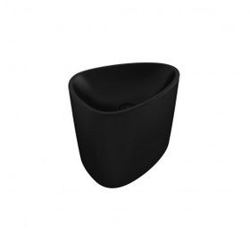 Bocchi Etna 58 cm Tezgah Üstü Monoblok Mat Siyah Lavabo