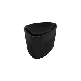 Bocchi Etna 58 cm Tezgah Üstü Monoblok Parlak Siyah Lavabo