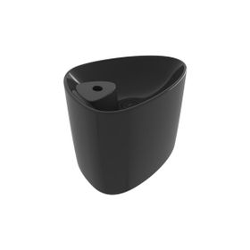 Bocchi Etna 58 cm Tezgah Üstü Monoblok Parlak Siyah Lavabo