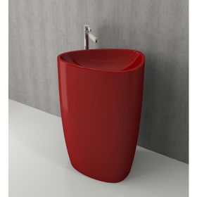 Bocchi Etna Kırmızı Monoblok Lavabo