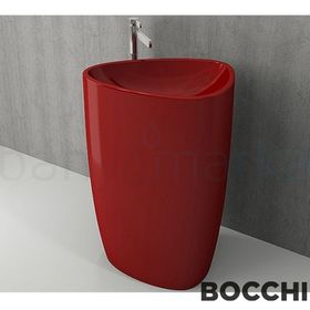 Bocchi Etna Kırmızı Monoblok Lavabo