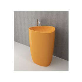 Bocchi Etna Mandalina Sarısı Monoblok Lavabo