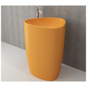 Bocchi Etna Mandalina Sarısı Monoblok Lavabo