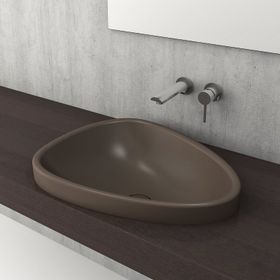 Bocchı Etna Mat Antrasit 58 cm Tezgah Üstü Lavabo