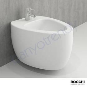 Bocchi Etna Mat Beyaz Asma Klozet ve Kapak