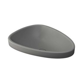 Bocchi Etna Mat Gri 58 cm Tezgah Üstü Lavabo