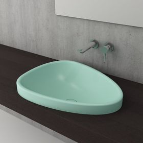 Bocchi Etna Mat Mint 58 cm Tezgah Üstü Lavabo