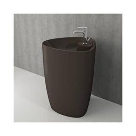 Bocchi Etna Monoblok 58 cm Batarya Banklı Mat Kahve Lavabo