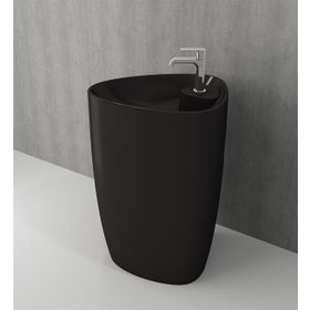 Bocchi Etna Monoblok 58 cm Batarya Banklı Mat Siyah Lavabo