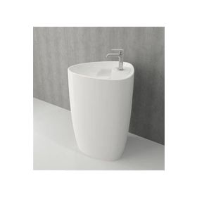 Bocchi Etna Monoblok 58 cm Batarya Banklı Parlak Beyaz Lavabo