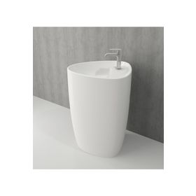 Bocchi Etna Monoblok 58 cm Batarya Banklı Parlak Beyaz Lavabo