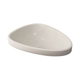 Bocchi Etna Parlak Bisküvi 58 cm Tezgah Üstü Lavabo
