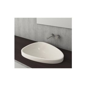 Bocchi Etna Parlak Bisküvi 58 cm Tezgah Üstü Lavabo