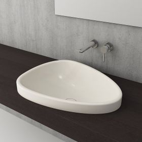 Bocchi Etna Parlak Bisküvi 58 cm Tezgah Üstü Lavabo