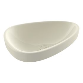 Bocchi Etna Parlak Bisküvi 58 cm Tezgah Üstü Lavabo