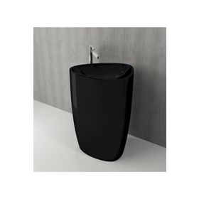 Bocchi Etna Parlak Siyah Monoblok Lavabo