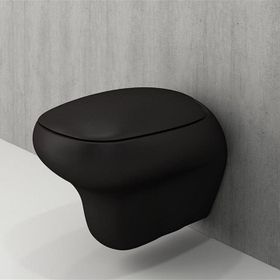 Bocchi Fenice Mat Siyah Asma Klozet ve Kapak