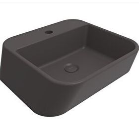 Bocchi Firenze 1074-020-0125 Batarya Banklı Çanak Mat Antrasit Lavabo