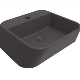 Bocchi Firenze 1074-020-0125 Batarya Banklı Çanak Mat Antrasit Lavabo