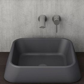 Bocchi Firenze Çanak 50 cm Mat Antrasit Lavabo