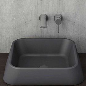 Bocchi Firenze Çanak 50 cm Mat Antrasit Lavabo