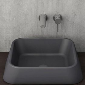 Bocchi Firenze Çanak 50 cm Mat Antrasit Lavabo