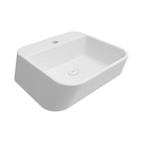 Bocchi Firenze Çanak 50 cm Mat Beyaz Lavabo