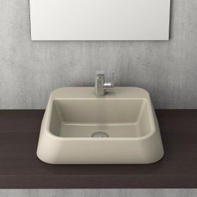 Bocchi Firenze Çanak 50 cm Mat Kaşmir Lavabo