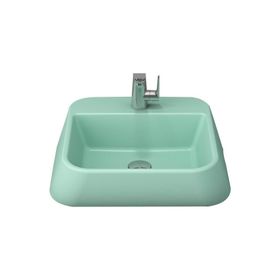 Bocchi Firenze Çanak 50 cm Mat Mint Yeşil Lavabo