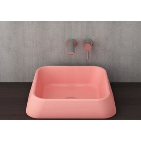 Bocchi Firenze Çanak 50 cm Mat Somon Lavabo