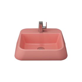 Bocchi Firenze Çanak 50 cm Mat Somon Lavabo
