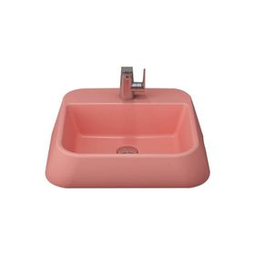 Bocchi Firenze Çanak 50 cm Mat Somon Lavabo