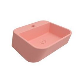 Bocchi Firenze Çanak 50 cm Mat Somon Lavabo