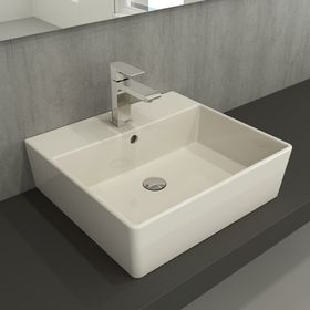 Bocchi Firenze Çanak 50 cm Parlak Bisküvi Lavabo