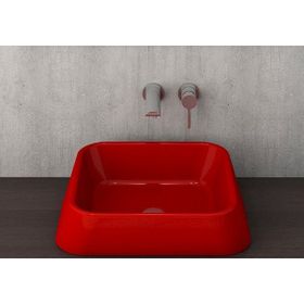 Bocchi Firenze Çanak 50 cm Parlak Kırmızı Lavabo