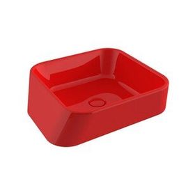 Bocchi Firenze Çanak 50 cm Parlak Kırmızı Lavabo