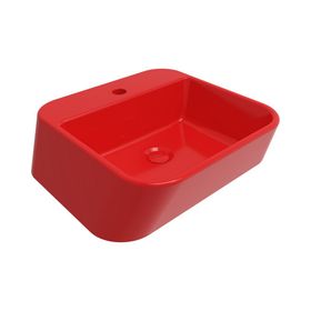 Bocchi Firenze Çanak 50 cm Parlak Kırmızı Lavabo