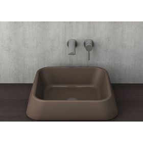 Bocchi Firenze Mat Kahverengi Asma Çanak Lavabo