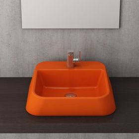 Bocchi Firenze Mat Sarı Asma Çanak Lavabo