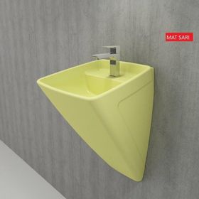 Bocchi Firenze Mat Sarı Asma Çanak Lavabo