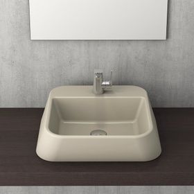 Bocchi Firenze Mat Sarı Asma Çanak Lavabo