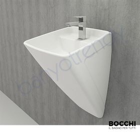 Bocchi Firenze Parlak Beyaz Asma Monoblok Lavabo