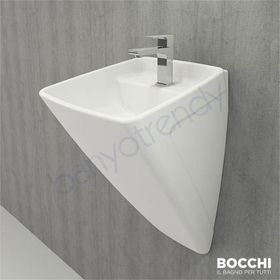 Bocchi Firenze Parlak Beyaz Asma Monoblok Lavabo