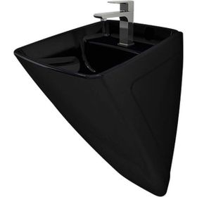 Bocchi Firenze Parlak Siyah Asma Monoblok Lavabo
