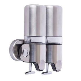 Bocchi İkili 450x2 Mat Paslanmaz Çelik Sıvı Sabunluk