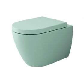 Bocchi Kanalsız Mat Mint Yeşil Kapak Hariç Venezia Asma Klozet