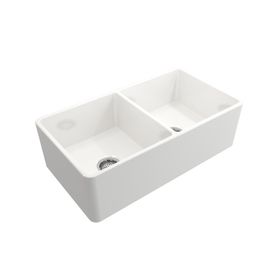 Bocchi Lavello 85 cm Parlak Beyaz Mutfak Evyesi