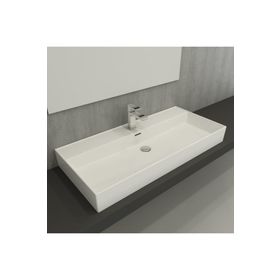 Bocchı Milano 100 cm Mat Beyaz Lavabo