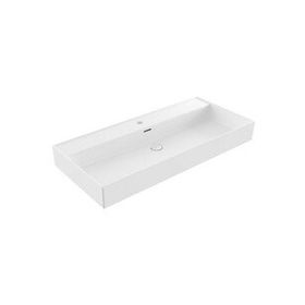 Bocchi Milano 100 cm Tezgah Üstü Parlak Beyaz Lavabo