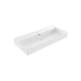 Bocchi Milano 100 cm Tezgah Üstü Parlak Beyaz Lavabo
